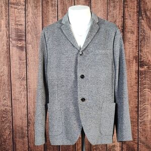 Michael Kors Mens Hopsack Salt and Pepper Cozy Casual Blazer